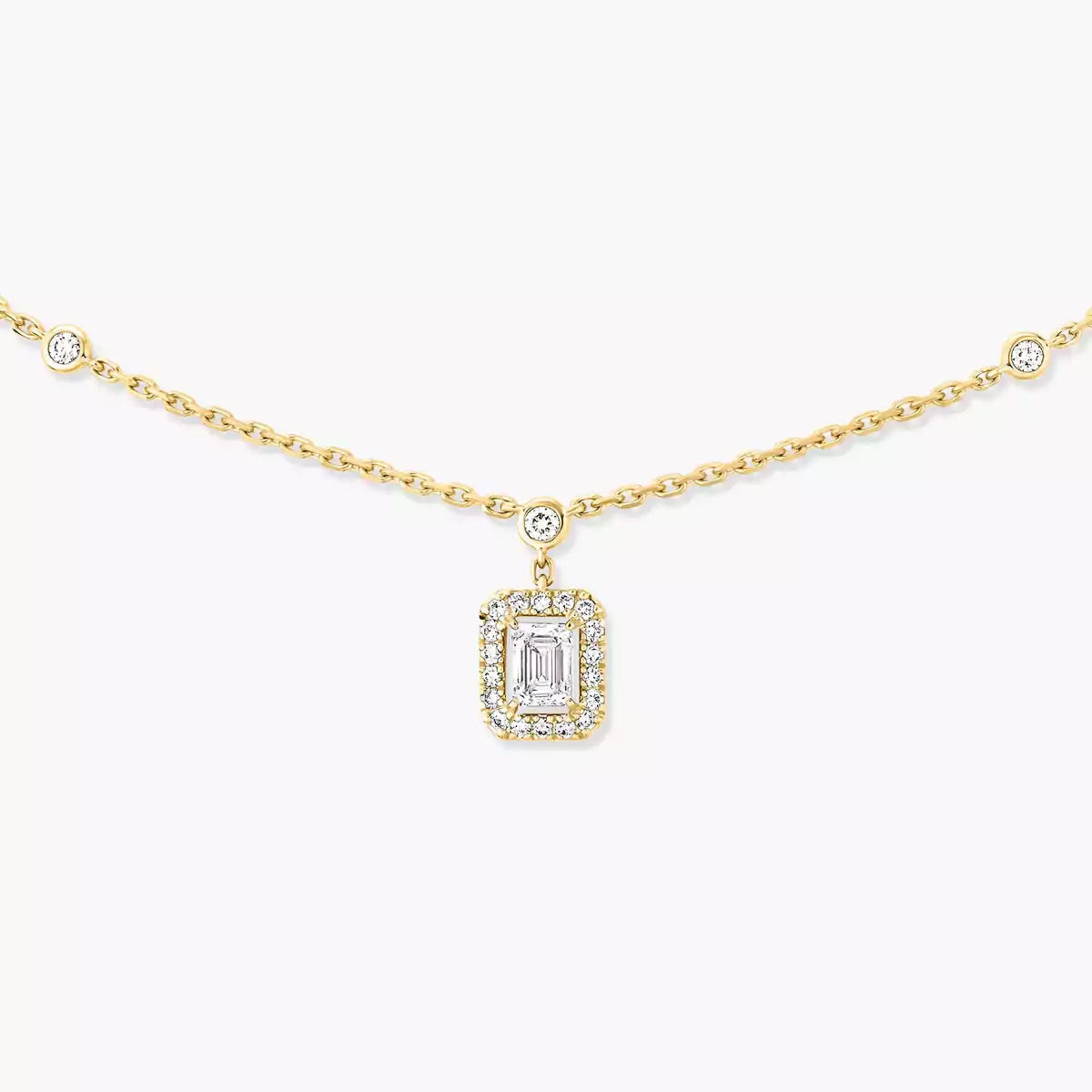 [Ornora Jewelry]My Twin Diamond Necklace in Silver