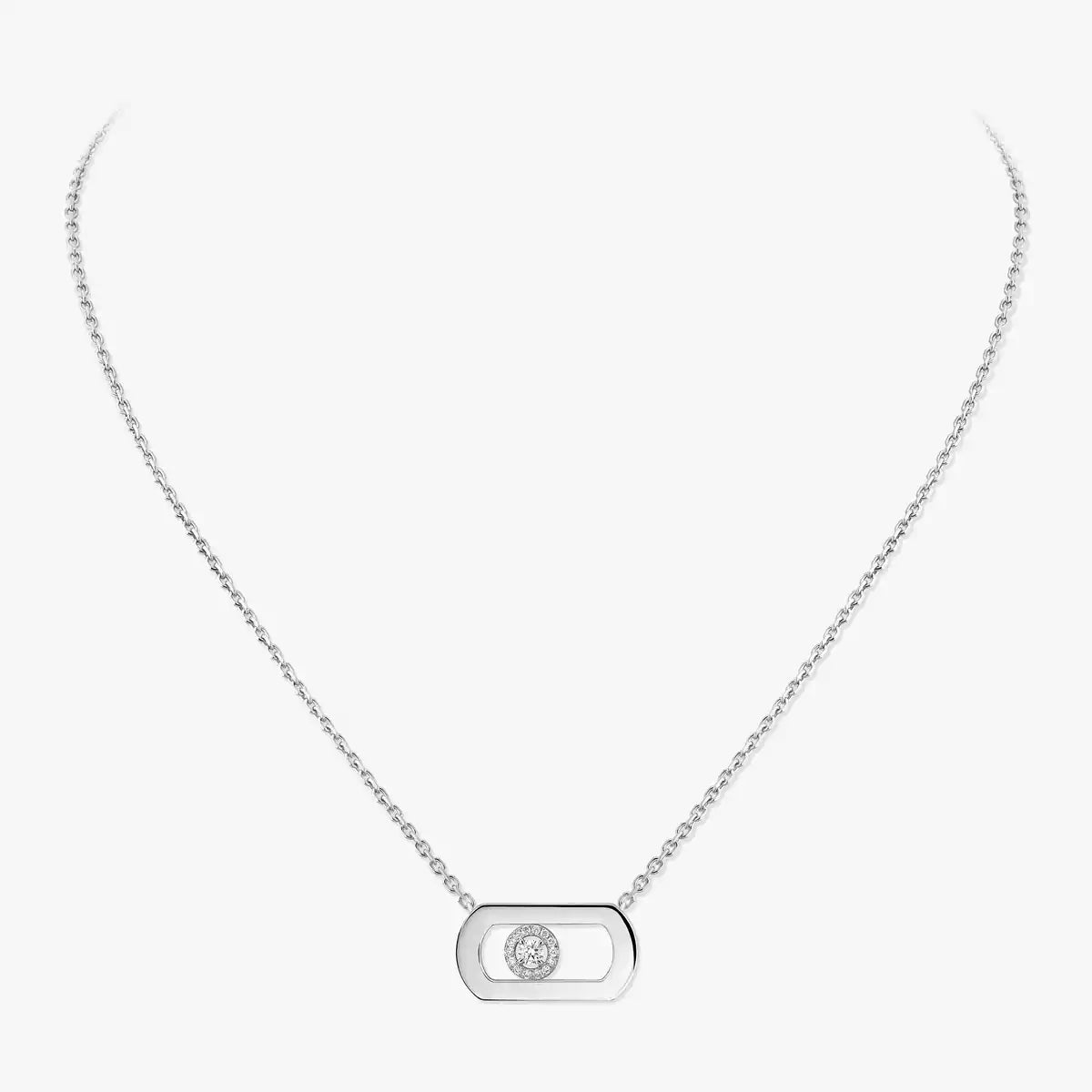 [Ornora Jewelry]So Move Diamond Necklace in Gold