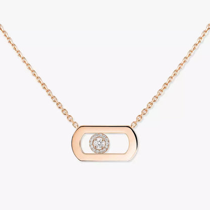 [Ornora Jewelry]So Move Diamond Necklace in Gold