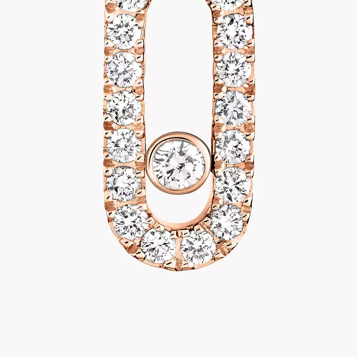 [Ornora Jewelry]Move Uno Single Diamond Hoop Earring
