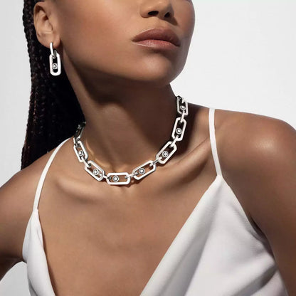 [Ornora Jewelry] So Move XL Diamond Hoop Earring