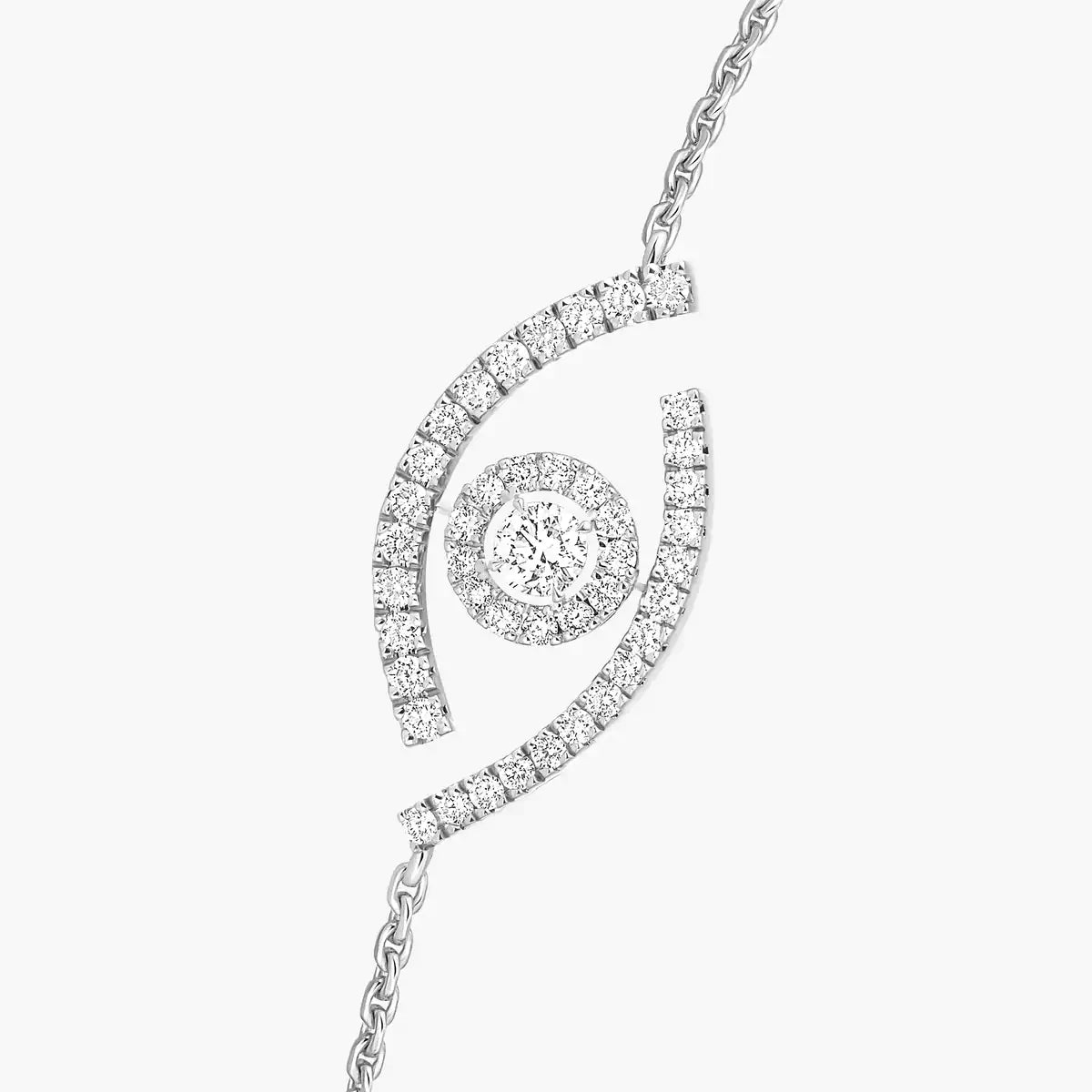 [Ornora Jewelry]Lucky Eye Pave-Set Diamond Bracelet