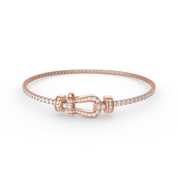 [OrnoraJewelry]FORCE  HORSESHOE  DIAMOND TENNIS BRACELET