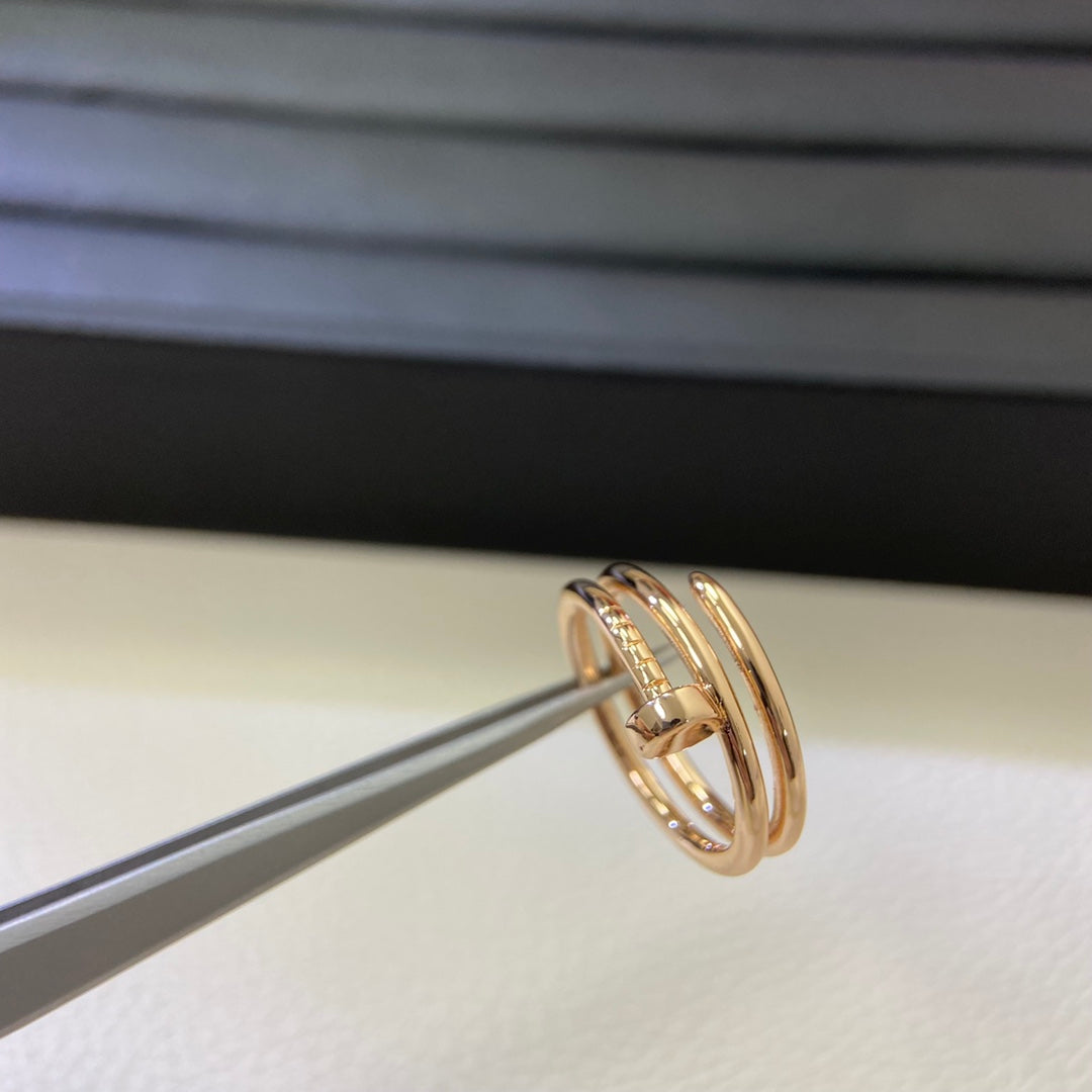 [OrnoraJewelry]SMOOTH THREE-BAND NAIL RING