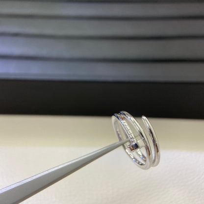 [OrnoraJewelry]SMOOTH THREE-BAND NAIL RING