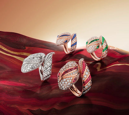 [OrnoraJewelry]BRAND NEW LUXURY RED SNAKE RING