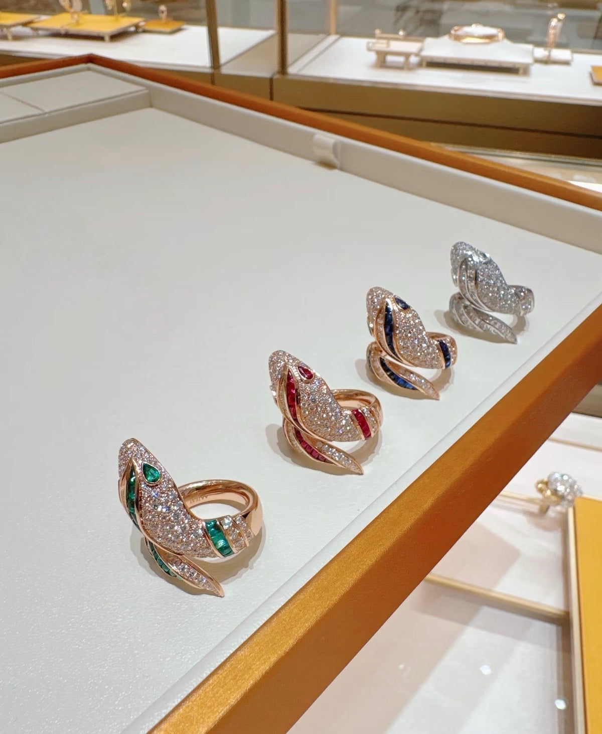 [OrnoraJewelry]BRAND NEW LUXURY RED SNAKE RING