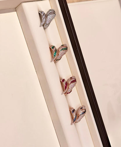 [OrnoraJewelry]BRAND NEW LUXURY BLUE SNAKE RING