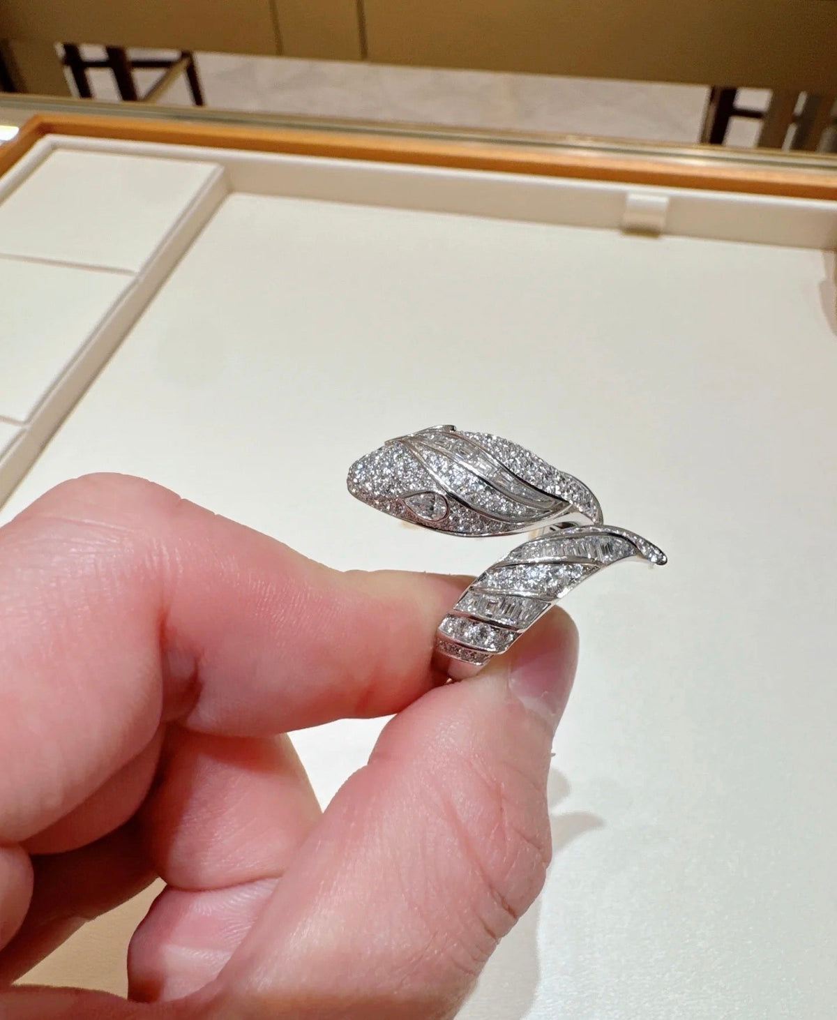 [OrnoraJewelry]BRAND NEW LUXURY SILVER SNAKE RING