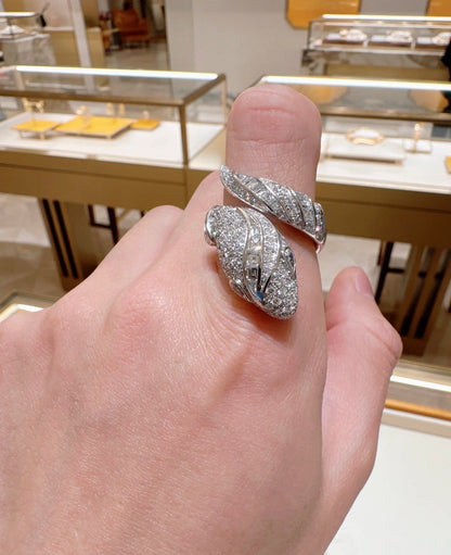 [OrnoraJewelry]BRAND NEW LUXURY SILVER SNAKE RING