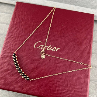 [OrnoraJewelry]NEW STUD COLORED GEM PENDANT NECKLACE
