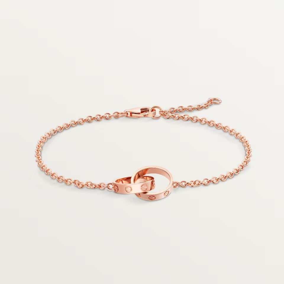 [OrnoraJewelry]LOVE BRACELET DOUBLE RING