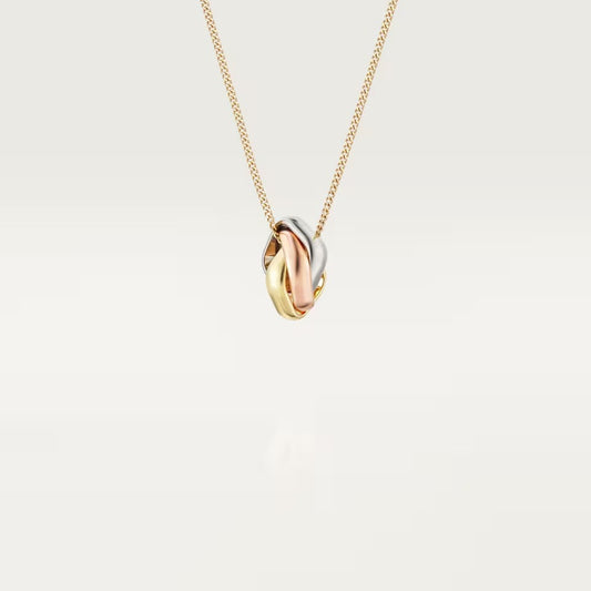 [OrnoraJewelry]TRINITY CUSHION NECKLACE COLLECTION