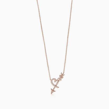 [Ornora Jewelry]COLGANTE HEART & ARROW NECKLACE