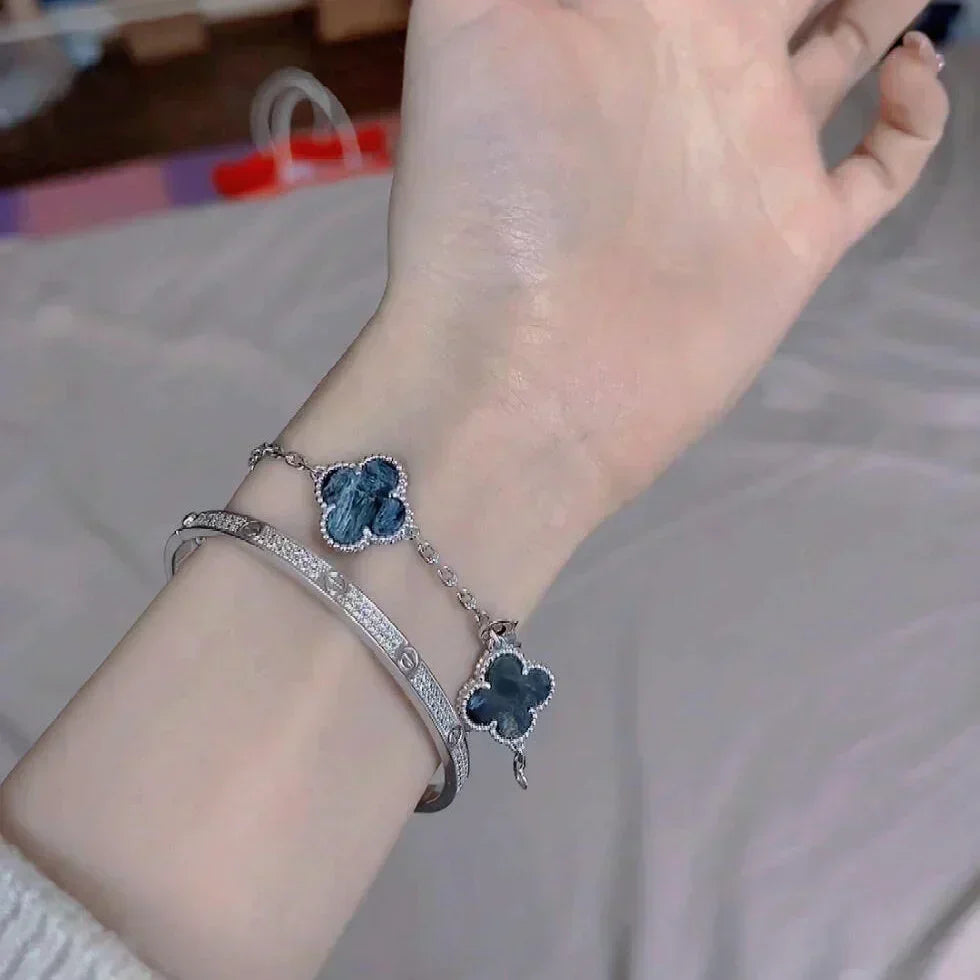 [OrnoraJewelry]CLOVER 5 MOTIF PIETERSITE BRACELET COLLECTION