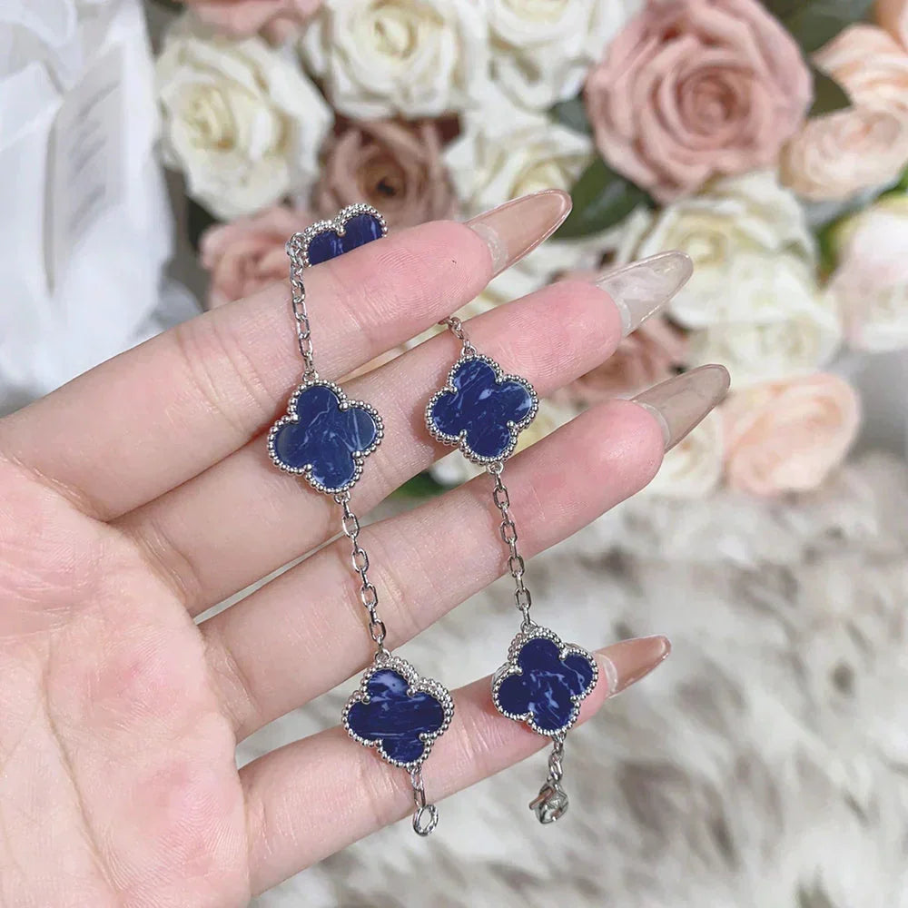 [OrnoraJewelry]CLOVER 5 MOTIF PIETERSITE BRACELET COLLECTION