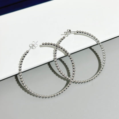 [OrnoraJewelry] SMOOTH BEAD STUD EARRINGS