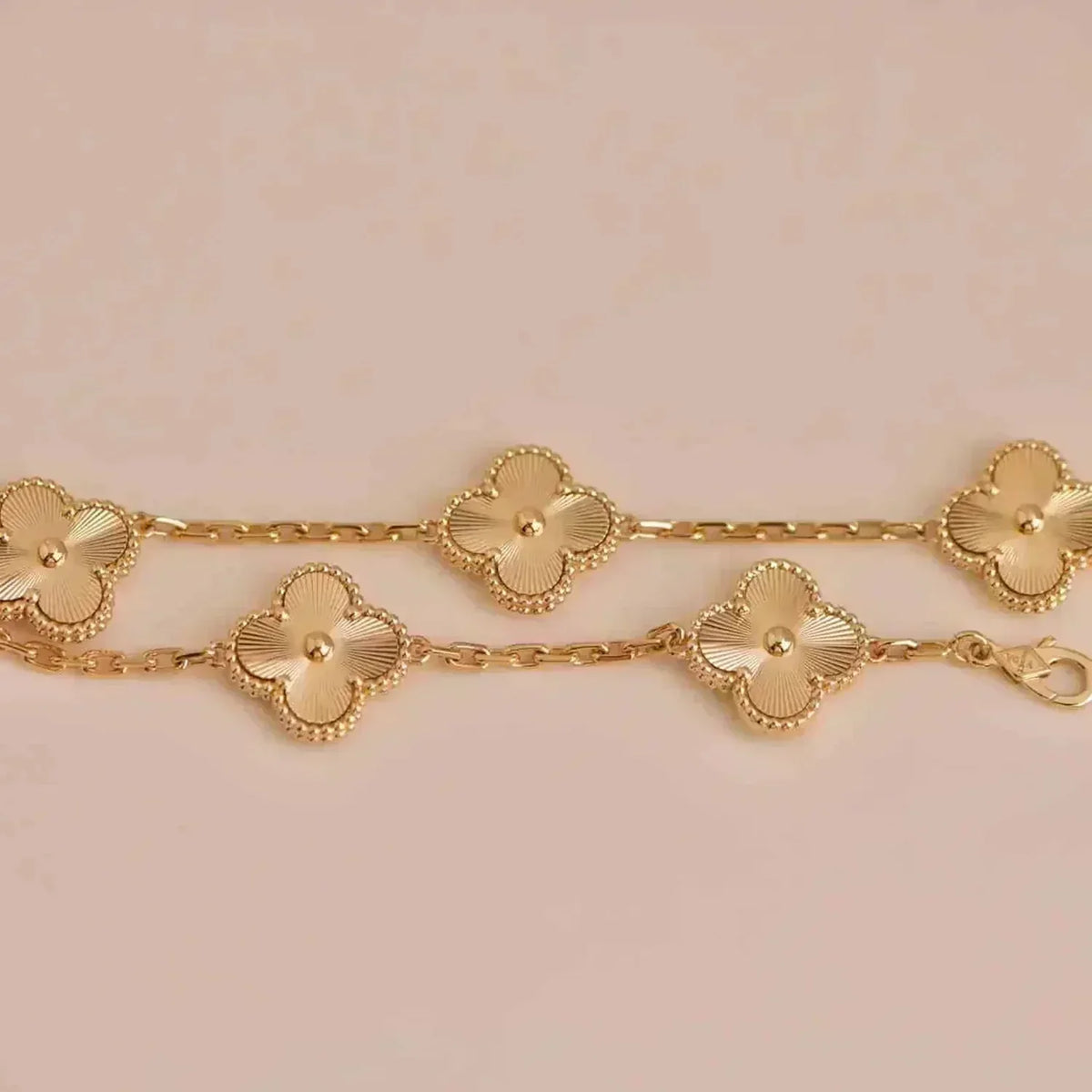 [OrnoraJewelry] CLOVER 5 MOTIF LASER BRACELET COLLECTION