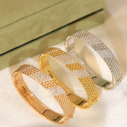 [OrnoraJewelry]  FIVE-ROW DIAMOND BRACELET