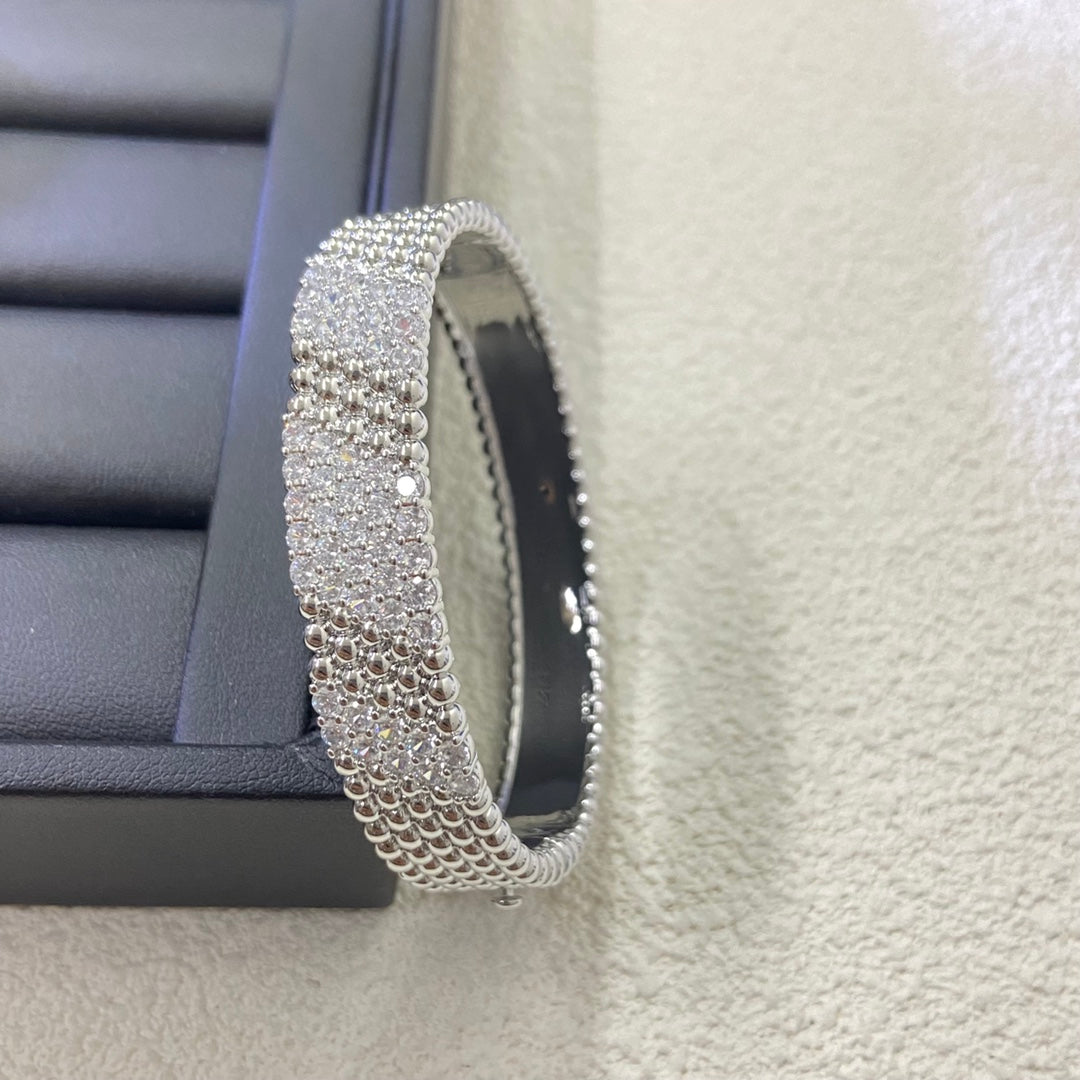 [OrnoraJewelry]  FIVE-ROW DIAMOND BRACELET