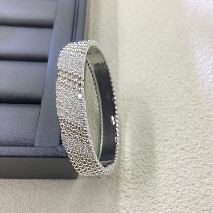 [OrnoraJewelry]  FIVE-ROW DIAMOND BRACELET