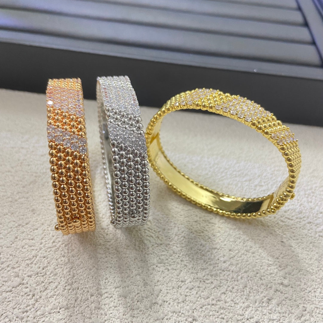 [OrnoraJewelry]  FIVE-ROW DIAMOND BRACELET