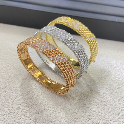 [OrnoraJewelry]  FIVE-ROW DIAMOND BRACELET