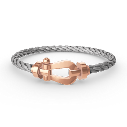 [OrnoraJewelry]FORCE LARGE HORSESHOE NO DIAMOND BRACELET ROSE GOLD