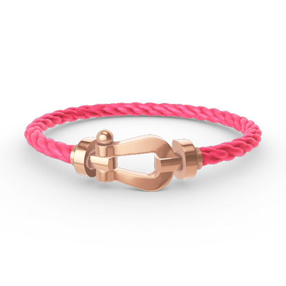 [OrnoraJewelry]FORCE LARGE HORSESHOE NO DIAMOND BRACELET ROSE GOLD