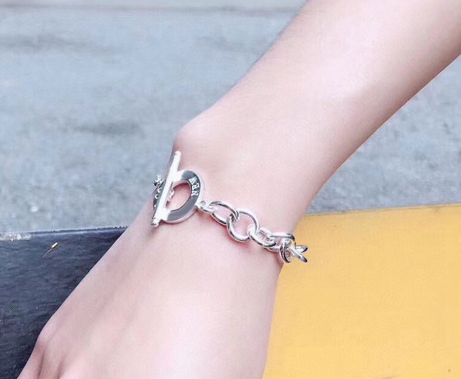 [Ornora Jewelry]TOGGLE TAG BRACELET SILVER