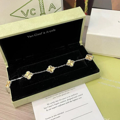 [OrnoraJewelry] CLOVER 5 MOTIF LASER BRACELET COLLECTION