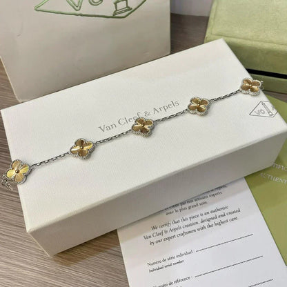 [OrnoraJewelry] CLOVER 5 MOTIF LASER BRACELET COLLECTION