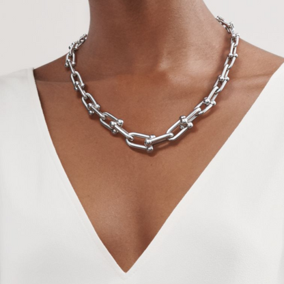 [Ornora Jewelry]HARDWEAR SILVER CHOKER
