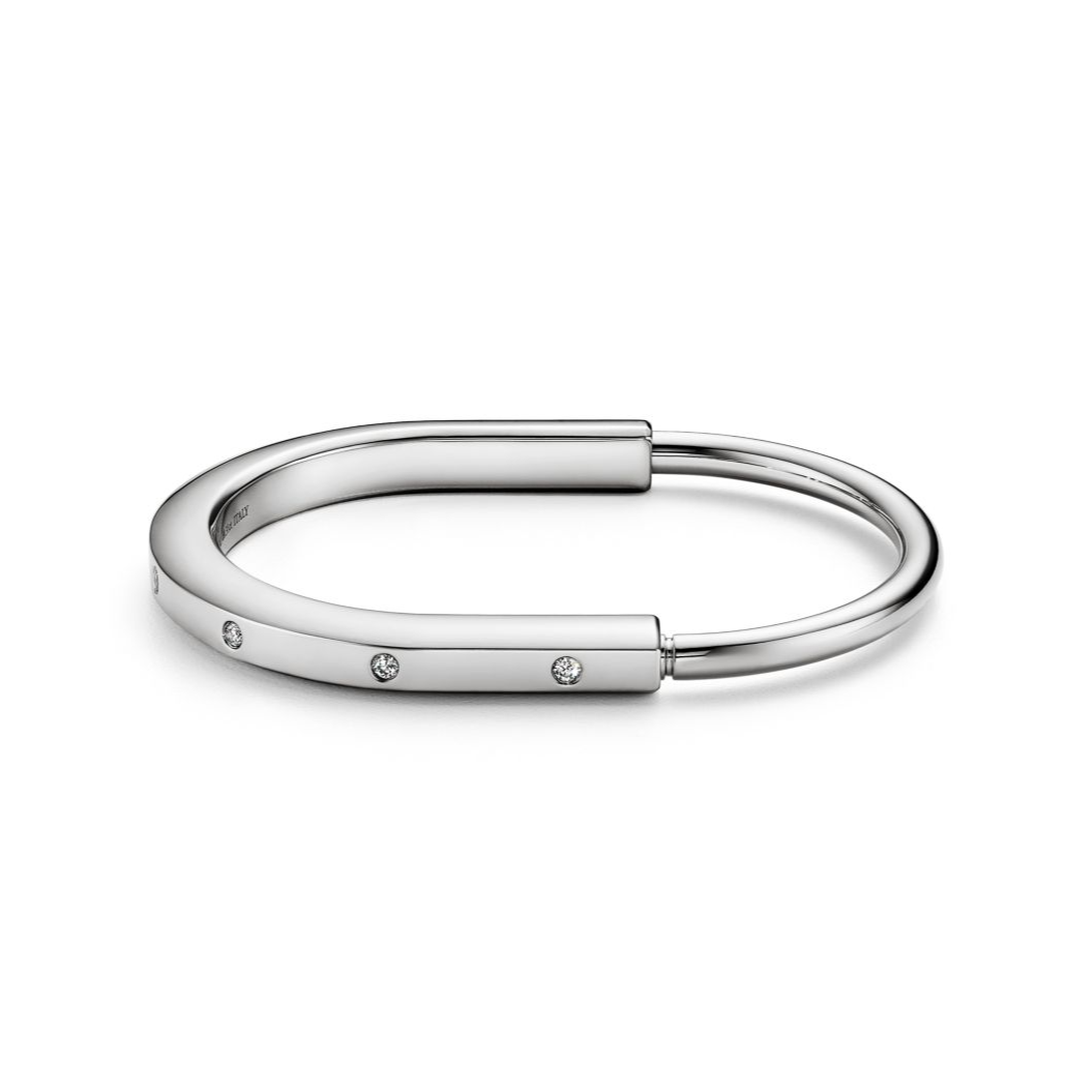 [Ornora Jewelry]LOCK BRACELET 8 DIAMOND
