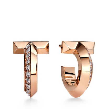 [Ornora Jewelry]T1 HOOP DIAMOND EARRINGS
