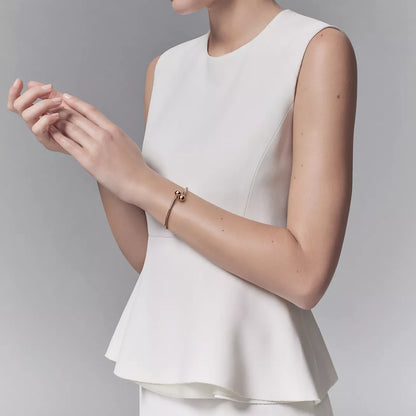 [Ornora Jewelry]CITY HARDWEAR BALL BYPASS BRACELET
