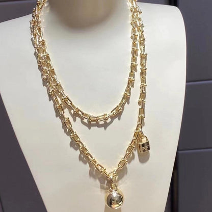 [Ornora Jewelry]HARDWEAR WRAP NECKLACE