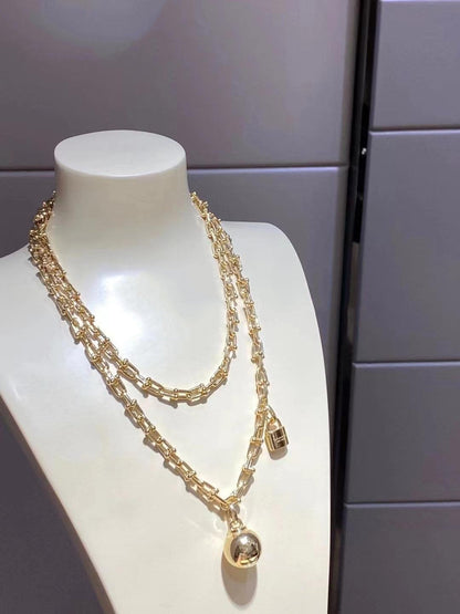 [Ornora Jewelry]HARDWEAR WRAP NECKLACE