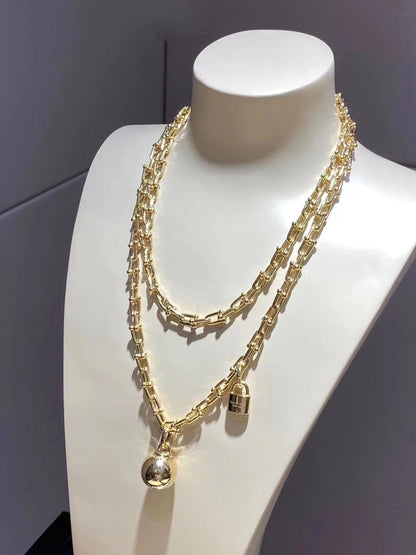 [Ornora Jewelry]HARDWEAR WRAP NECKLACE