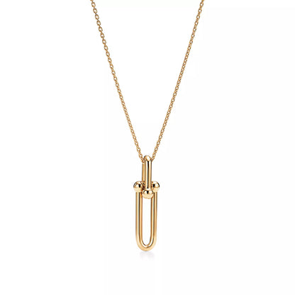 [Ornora Jewelry]HARDWEAR GOLD DROP PEDANT NECKLACE