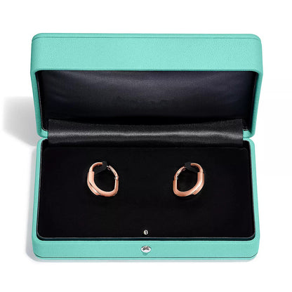[Ornora Jewelry]LOCK MEDIUM DIAMNOND EARRINGS