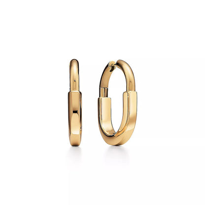 [Ornora Jewelry]LOCK MEDIUM EARRINGS
