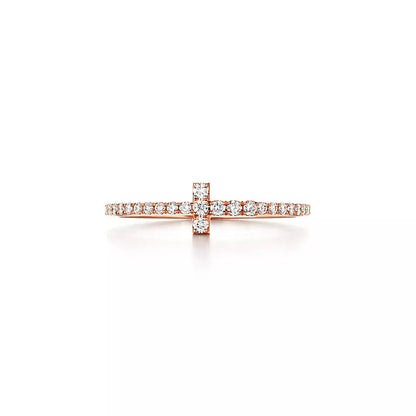 [Ornora Jewelry]T RING DIAMOND PINK GOLD