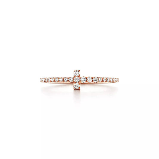 [Ornora Jewelry]T RING DIAMOND PINK GOLD