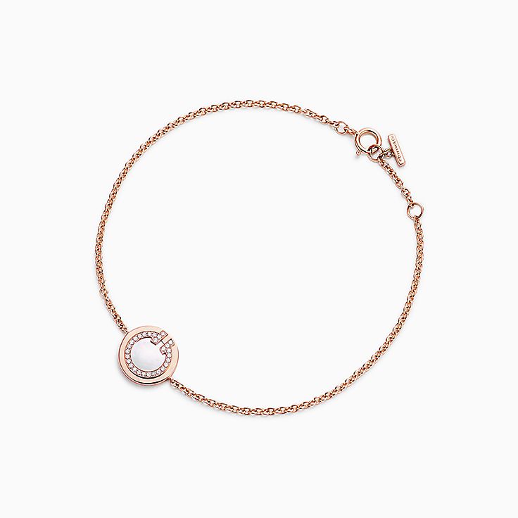 [Ornora Jewelry]DIAMOND CIRCLE PINK GOLD BRACELET