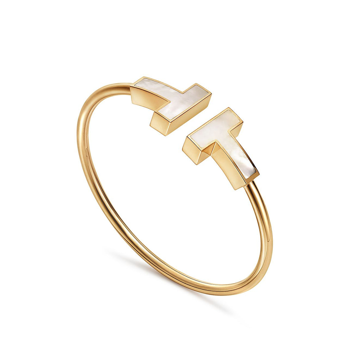[Ornora Jewelry]T WIDE MOP OPEN BRACELET