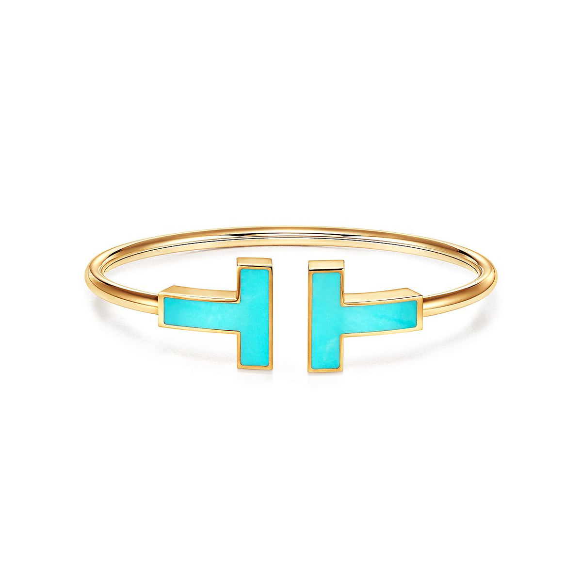 [Ornora Jewelry]T WIDE TURQUOISE OPEN BRACELET