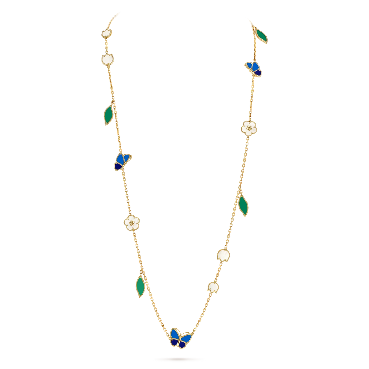 [OrnoraJewelry] 26 NEW CLOVER 15 MOTIFS LUCKY NECKLACE