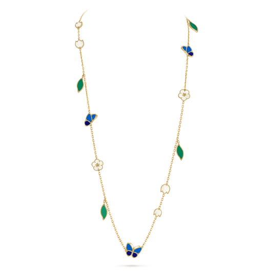 [OrnoraJewelry] 26 NEW CLOVER 15 MOTIFS LUCKY NECKLACE