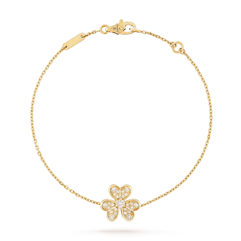[OrnoraJewelry]FRIVOLE GOLD FLOWER DIAMOND BRACELET